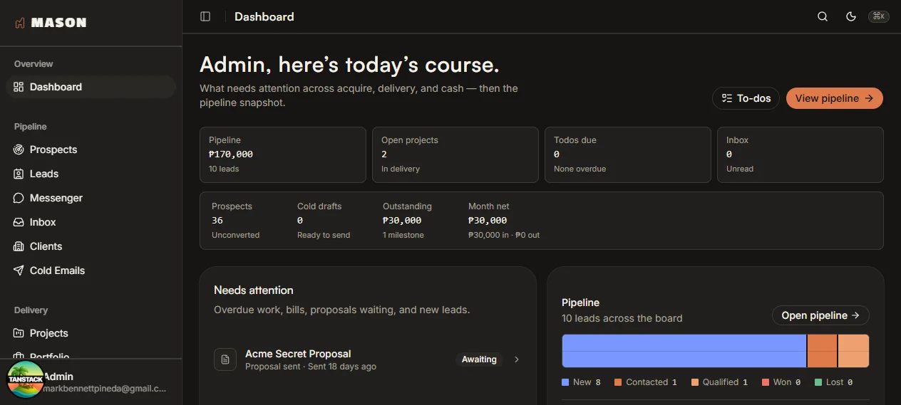 Mason screenshot